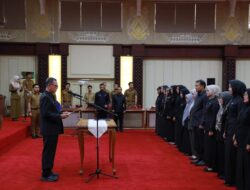 Sebanyak 23 Pejabat Fungsional Pemprov Lampung Dilantik dan Diambil Sumpah Jabatan