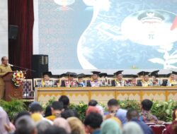 Pj. Gubernur Samsudin Dorong Universitas Lampung Institusi yang Kuat di Acara Dies Natalis Unila ke-59