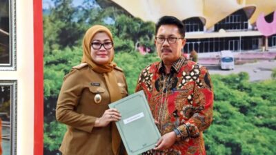 Sekda Thamrin Purna Tugas, Intji Indriati Plh Sekda Lampung Selatan
