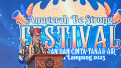 Pj. Gubernur Samsudin Hadiri Festival Kebudayaan dan Cinta Tanah Air Universitas Lampung 2025