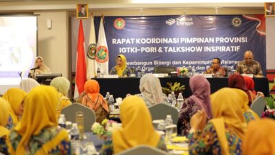 Pj. Bunda PAUD Provinsi Lampung Maidawati Retnoningsih Samsudin Ajak Guru TK yang Tergabung dalam IGTKI-PGRI