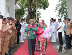 Pemprov Lampung Gelar Acara Pelepasan Pj. Gubernur Lampung Samsudin dan Pj. Ketua TP PKK Ibu Maidawati Retnoningsih
