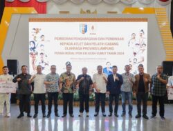 Pemprov Lampung Berikan Bonus kepada Atlet dan Pelatih Peraih Medali pada PON XXI Aceh-Sumatera Utara 2024