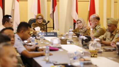 Wagub Jihan Nurlela Ikuti Rakor Pengendalian Inflasi Daerah Jelang Bulan Ramadhan 2025 secara Virtual