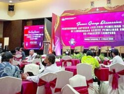 DPRD Tegur KPU Lampung Usai Gelar FGD Penyusunan Laporan Evaluasi Pemilihan Tahun 2024
