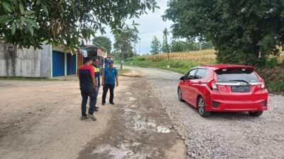 BMBK Lampung Gerak Cepat Perbaiki Jalan Depan Pemda Pesawaran