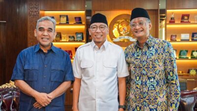 Gubernur Mirza Bersama Ketua MPR RI Lakukan Pertemuan dengan Menteri PUPR Dody Hanggodo di Jakarta, Ini yang Dibahas