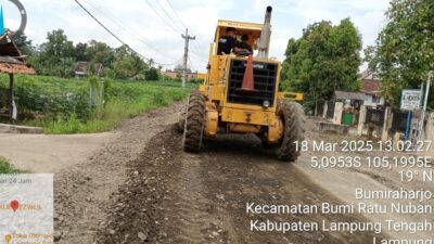 Update Progress Perbaikan Ruas Jalan Wates – Metro