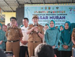 Gubernur Lampung Tinjau Pasar Murah di Kotabumi, Pastikan Stok Pangan Aman Saat Ramadan dan Jelang Idul Fitri