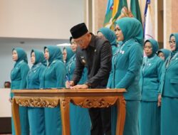 Gubernur Mirza Lantik Jajaran Pengurus TP PKK dan Tim Pembina Posyandu Provinsi Lampung Masa Bakti 2025-2030