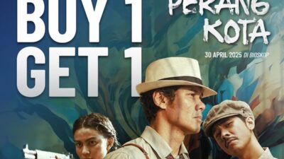 Promo Buy 1 Get 1 Tiket Nonton Film Perang Kota, Cek Sinopsis dan Pemain