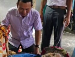 Penderita Stroke Terima Bantuan Kursi Roda, Anggota DPRD Wakili Bupati Serahkan Secara Langsung