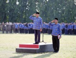 Pemprov Lampung Gelar Upacara Bulanan, Dorong Penguatan Kompetensi ASN untuk Wujudkan Indonesia Emas 2045
