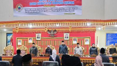 Rapat Paripurna DPRD Lampung Selatan Terkait Pendapatan Daerah 2024, Ini Hasilnya