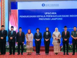 Pengukuhan Kepala BI Lampung, Pemprov Apresiasi Peran BI dalam Jaga Inflasi, Dukung UMKM dan Digitalisasi Ekonomi