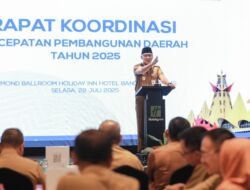 Gubernur Rahmat Mirzani Djausal Beri Pengarahan dalam Rakor Sekda se-Provinsi Lampung