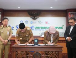Pemprov Lampung Bersama Unila Tandatangani MoU, Dorong Pembangunan Daerah Berbasis Ilmu Pengetahuan, Riset dan Inovasi