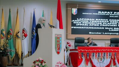 Pemprov Lampung bersama DPRD Provinsi Lampung Tandatangani Nota Kesepahaman Kebijakan KUA-PPAS APBD Provinsi Lampung Tahun Anggaran 2026