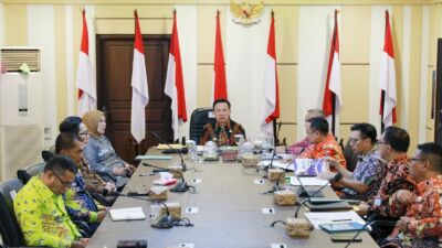 Sekdaprov Marindo Kurniawan Pimpin Rapat Persiapan Pornas Korpri XVII 2025