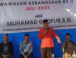 Muhammad Ghofur Sosialisasi Ideologi Pancasila di Lampung Tengah