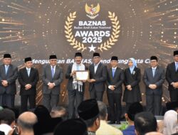 Gubernur Mirza Raih Penghargaan Baznas Awards 2025