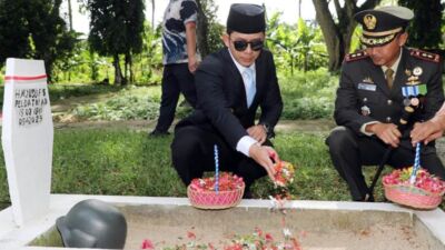Kodim 0421/LS Gelar Ziarah Nasional HUT TNI Ke-80 di TMP Kusuma Bangsa