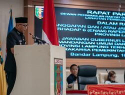 Gubernur Mirza Apresiasi Tanggapan Positif Seluruh Fraksi DPRD Provinsi Lampung Terhadap Tiga Raperda Prakarsa