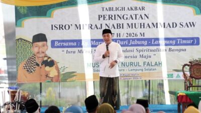 Wabup Syaiful Hadiri Isra Mikraj di Candipuro, Tekankan Kekuatan Iman di Tengah Tantangan Zaman