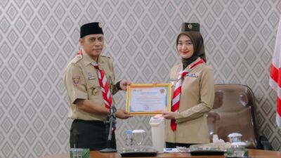 Wagub Jihan Beri Penghargaan Kepada Kwarda Lampung