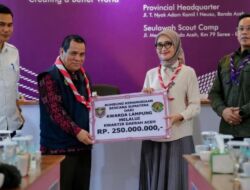 Pemprov dan Kwarda Lampung Salurkan Bantuan Kemanusiaan