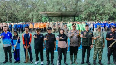 Pemprov Bersama Pemkot Bandar Lampung Gelar Gerakan Bersih-Bersih Serentak di Pulau Pasaran