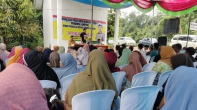 Mustika Bahrum Gelar Sosperda Perdana di Desa Tanjung Agung