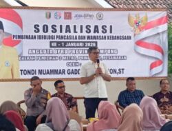 Tondi Muammar Gelar Sosialisasi Pembinaan Ideologi Pancasila dan Wawasan Kebangsaan