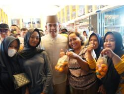 Blusukan ke Pasar Natar, Bupati Egi Cek Harga Sembako Jelang Lebaran, Pedagang: Masih Stabil