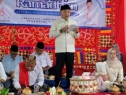 Agus Sartono Dampingi Wabup Lampung Selatan Safari Ramadhan di Kota Dalam