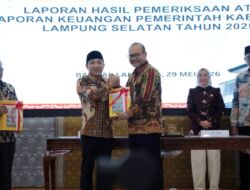 Konsistensi Satu Dekade, Lampung Selatan Kembali Pertahankan Opini WTP ke-10 dari BPK
