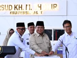 Gubernur Lampung Dampingi Presiden Resmikan RS KH M Tohir Di Kabupaten Pesisir Barat
