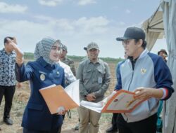 Wagub Jihan dampingi Wamen Perindustrian Faisol Riza tinjau lokasi Calon Balai Diklat Industri