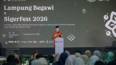 Lampung Begawi x Sigerfest 2026 Jadi Ruang Kolaborasi Perkuat Hilirisasi Ekonomi Lampung